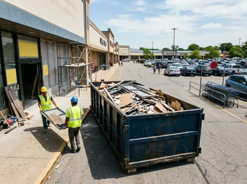 retail-store-renovation-debris-003 — frequently asked questions, Roll-off Dumpster Rentals in The Homesteads, TX